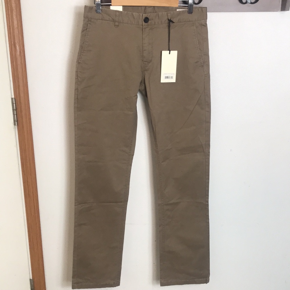 7 Diamonds Journey straight fit pants, pockets, color tan, Chino size W3…